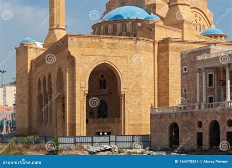 Beirut Lebanon August 14 2014 View Of The Mohammad Al Amin Mosque