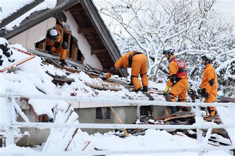 Japan Quake Toll Hits 161 As Snow Hampers Relief Bukedde Online