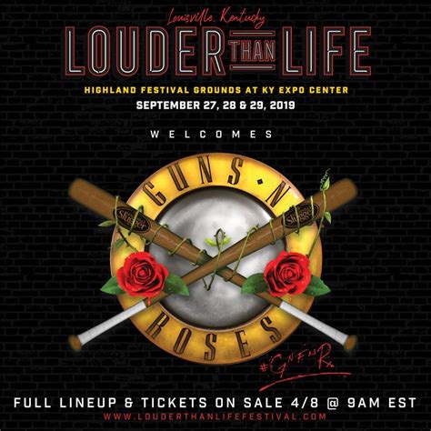 Louder Than Life Festival Announces Slipknot Guns N Roses Disturbed Rob Zombie And More The