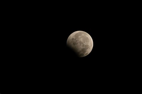 LOOK Partial Lunar Eclipse Seen From Quezon City ABS CBN News