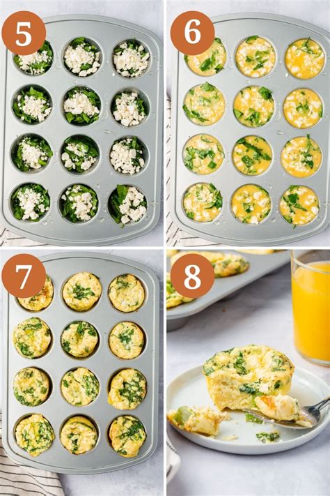 Spinach Feta Egg Muffins A Dash Of Megnut