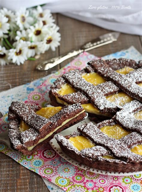 Crostata al cacao con crema all arancia Mary Zero glutine 100 Bontà