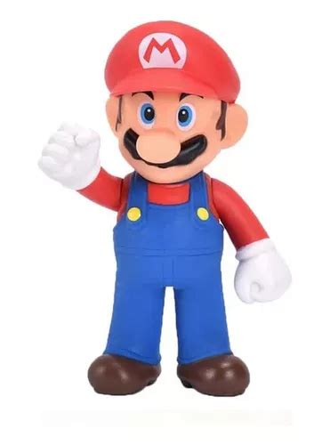 Figura Super Mario Bros Cm Aprox Mario Luigi Princesa Cuotas Sin