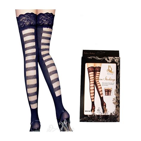 1 Pair Hosiery Women Sexy Lace Thigh High Stockings With Non Slip