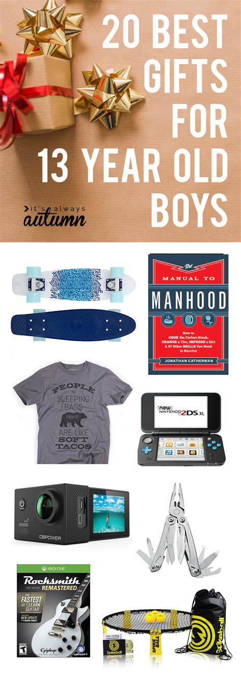 best Christmas gifts for 13 year old boys - It's Always Autumn