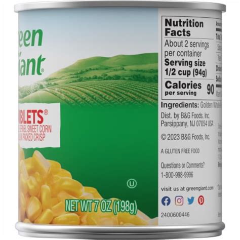 Green Giant Whole Kernel Sweet Corn 7 Oz Frys Food Stores