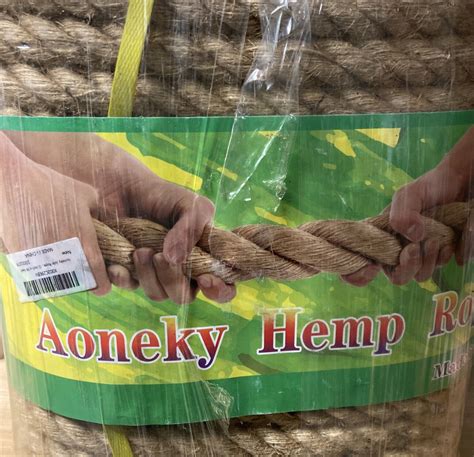 AONEKY HEMP ROPE CRAFTS CLIMBING ANCHOR TWISTED ROPE 2x96 Cedea Seafood