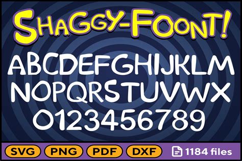 Doo Font Svg Png Pdf Dxf Alphabet Graphic Objects Creative Market