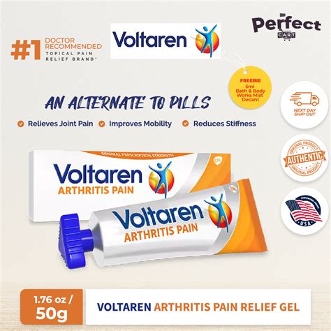 Voltaren Arthritis Pain Relief Topical Gel 1 76oz 50g Lazada Ph