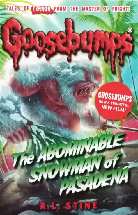 Goosebumps The Abominable Snowman Of Pasadena By Rl Stine 64l U