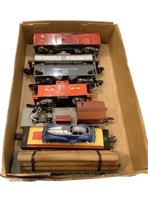 Lot American Flyer Postwar Lot Of 7 Freight Cars