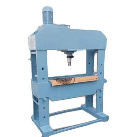 100 Ton Mild Steel Semi Automatic Hydraulic Power Press Machine Size