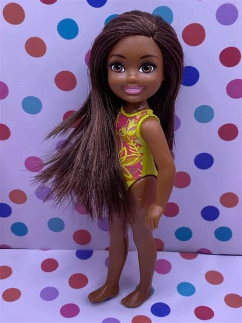 BARBIE SISTER CHELSEA Doll Nude Long Blonde Hair Ponytail Blue Eyes Mattel New PicClick UK