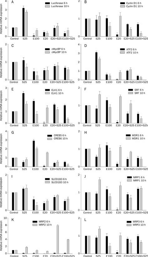 Temporal Gene Expression Profiles Elicited By Combinations Of SFN And