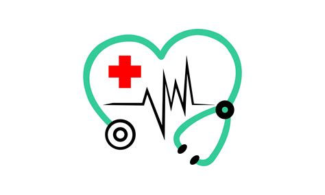 Medical Stethoscope Heart Logo Gráfico Por 2qnah · Creative Fabrica