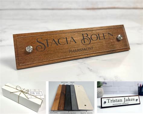 Pharmacist Desk Name Plate Pharmacist Desk Name Personalized Etsy