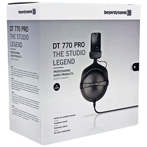 Beyerdynamic DT 770 Pro Headphones 32 Ohm Nearly New Gear4music