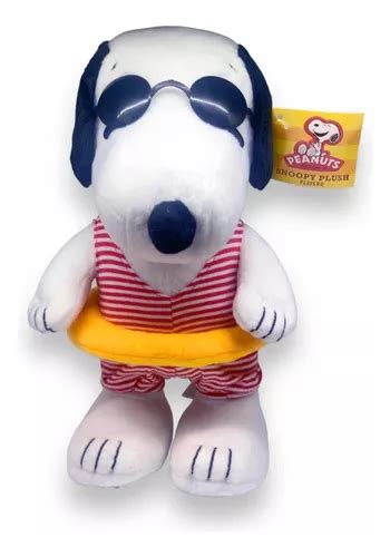 Peluche Snoopy Playero Con Salvavidas Peanuts Original