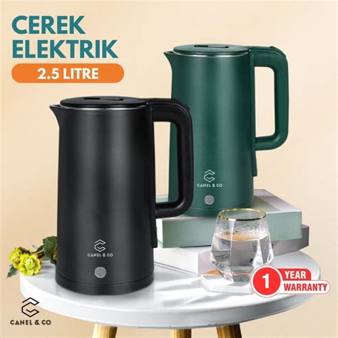 Stainless Steel L Electric Kettle Elektrik Teko Hot Water Ketel Auto