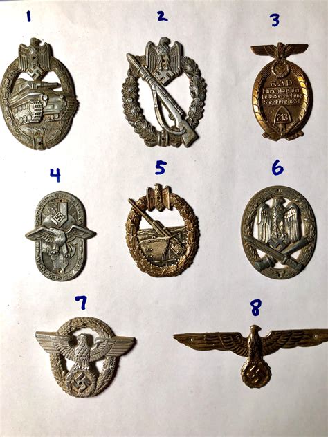 All Ww2 Nazi Badges