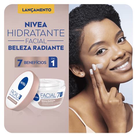 Creme Hidratante Facial NIVEA Beleza Radiante 7 Em 1 Beleza Na Web