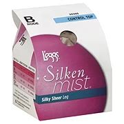 L Eggs Silken Mist Control Top Silky Sheer Leg Nude Size B Pantyhose Shop Clothes Shoes At H E B