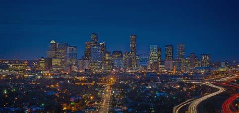 Houston Skyline Wallpaper 4K