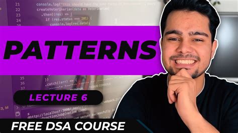 Lecture 6 Patterns Solve Any Pattern Like This Free DSA Course