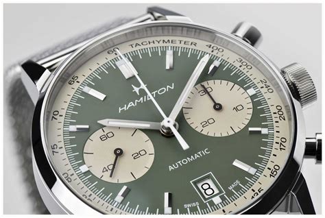 Hamilton Intramatic Automatic Chronograph Green Dial H38416160