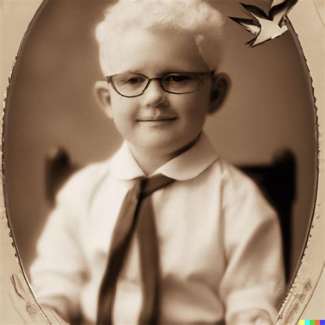 A Photo Of Colonel Sanders As A Child Rdalle2