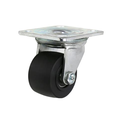 3 Inch Heavy Duty Low Gravity Black Nylon Casters China Low Center Of