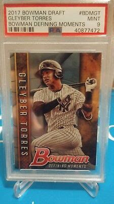 Bowman Chrome Draft Defining Moments Bdmgt Gleyber Torres Psa