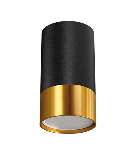 Puzon Dwl Gu Negro Dorado Luminaria De Techo Negro Oro Str Hm