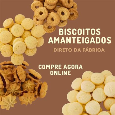 Biscoito Amanteigado G Direto Da Fabrica Escolha Seu Sabor O