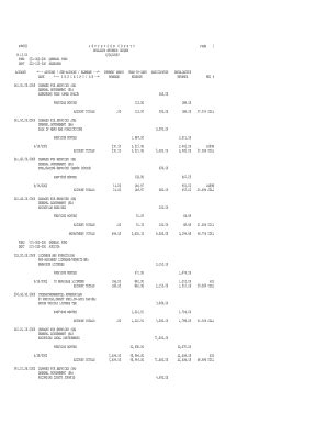 Fillable Online Account Totals Fax Email Print Pdffiller