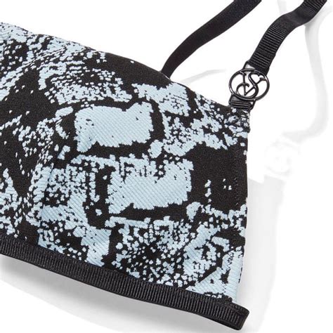 Victorias Secret Swim Wild Wanderer Bralette Bikini Top 維多利亞的秘密 藍色蛇紋無鋼圈一片式泳衣 女裝 泳裝 泳衣