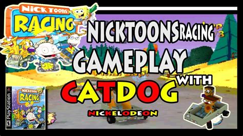 Game Balapan Nicktoons Racing With Catdog Gameplay Ps1 Youtube