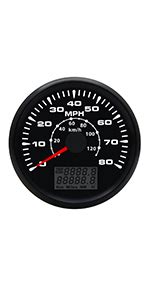 Amazon Geloo 85mm Boat Tachometer Gauge Marine RPM Tachometer