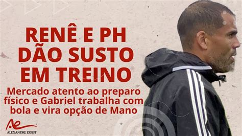 RENÊ E PEDRO HENRIQUE DÃO SUSTO EM TREINO DO INTER MERCADO