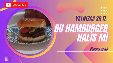 30 TL ye Ömürlük Hamburger YouTube