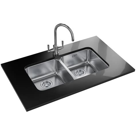 Franke Stainless Steel Undermount Double Bowl Kitchen Sinks Shop Franke Double Bowl Stainless