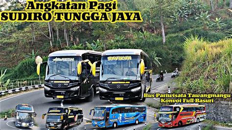 Konvoi Bus Pariwisata Tawangmangu Full Basuri Angkatan Pagi Sudiro