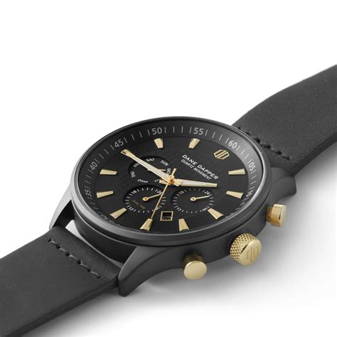 Black & Gold Troika Watch | Apothecary87 | Free shipping