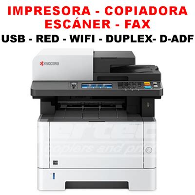 Multifuncional Láser Kyocera M2640idw L Serteco Ltda