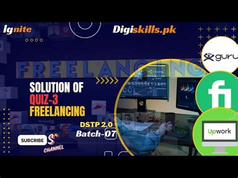 Freelancing Quiz 3 Solution Quiz 3 Digiskills Pk Batch 07 2024