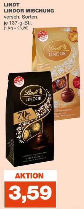 Lindt Lindor Mischung Angebot Bei Real Prospekte De