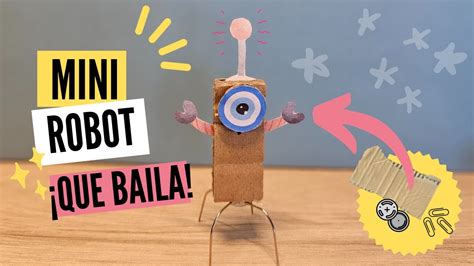 MANUALIDADES con CARTÓN para niños ROBOT que BAILA y se mueve fácil