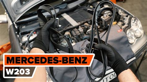 Wie MERCEDES BENZ W203 C Klasse Keilrippenriemen Wechseln AUTODOC