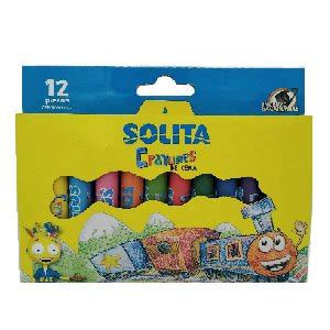 CREYONES CERA SOLITA 12 COL GRUESO Librerías Latina