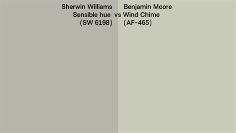 Sherwin Williams Sensible Hue Sw 6198 Vs Benjamin Moore Wind Chime